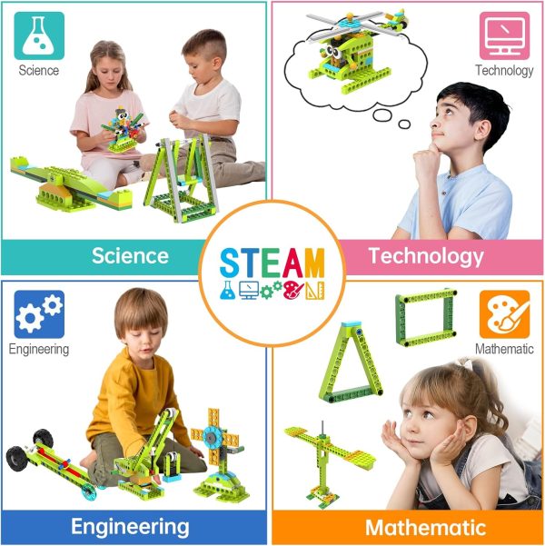 Набір різноманітних будівельних блоків