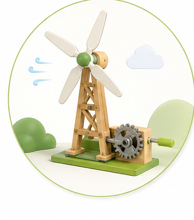 Happy Farm Fresh Fields wind turbine