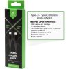 Кабель для передачі даних Vinga USB-C — USB-C, 1 м, 60 Вт, нейлон (VCDCCCM331)