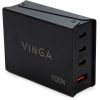 u0836073_big-2.jpg Провідний зарядний пристрій Vinga GaN 100 Вт з підтримкою PD та QC (3C1A), довжина кабелю 1,2 м (VCPCH100CB)