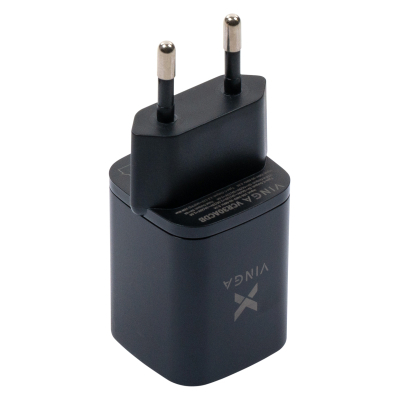 u0936935_4big-2.jpg Зарядний пристрій Vinga з підтримкою USB-C PD 30 Вт та USB-A QC 30 Вт для монітора, максимальна потужність 33 Вт (VCR30ACDB)