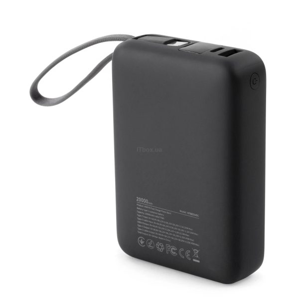 Vinga 20000 mAh 45W Display Cable Power Bank (VPBB2045C)