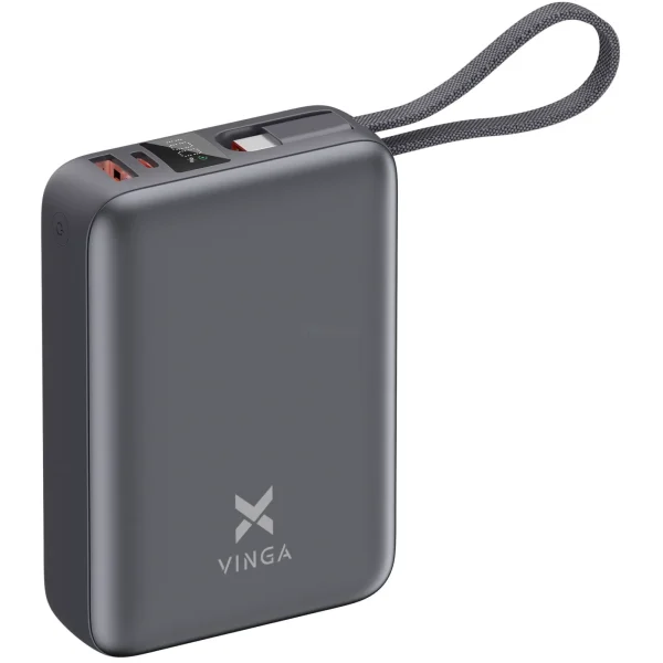 Vinga 20000 mAh 45W Display Cable Power Bank (VPBB2045C)