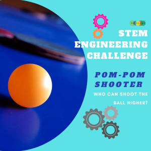 Pom-Pom Ball Shooter STEM Engineering Challenge